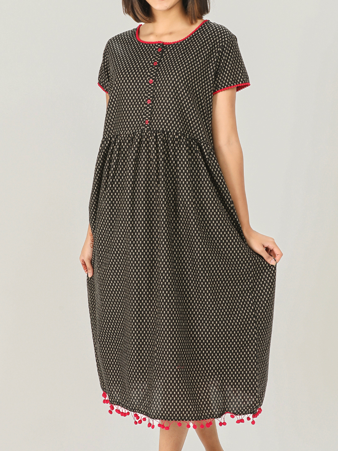 Cotton Ladies Nighty Short