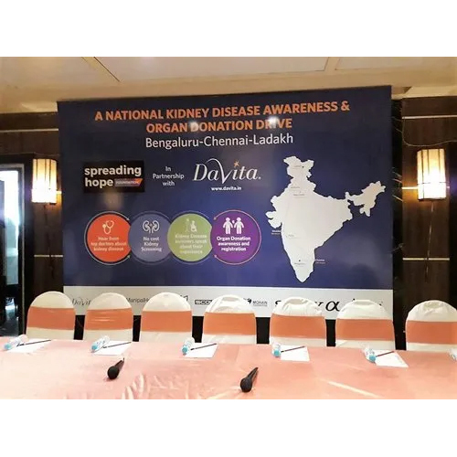 क्लियर डिस्प्ले एडवरटाइजिंग पॉप अप बैकड्रॉप स्टैंड