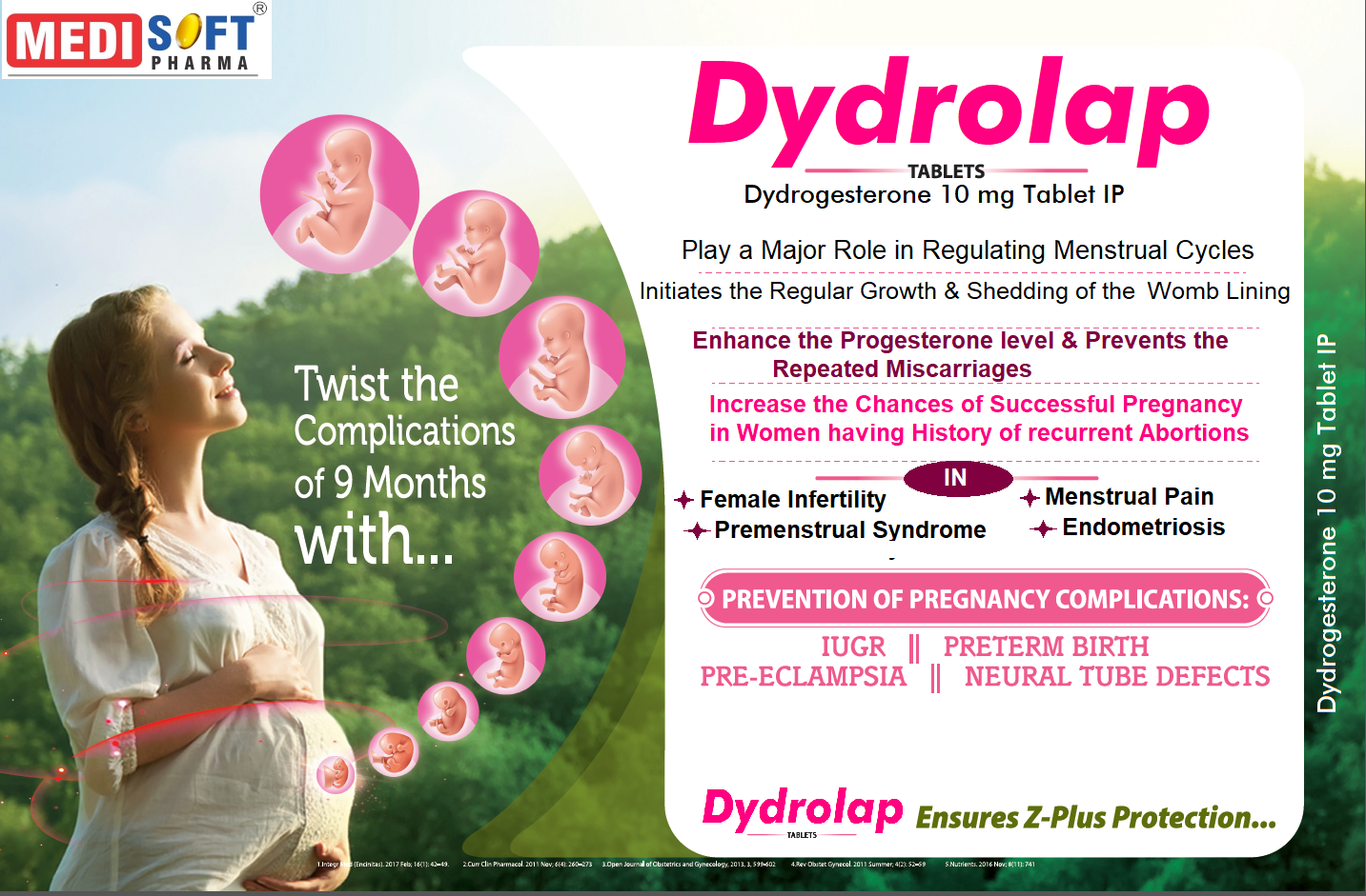 Dydrolap Tablet - Hormonal Treatment For Female Infertility, Menstrual Pain Relief & Cycle Regulation | Doctor-prescribed Dosage & Regular Use Recommended