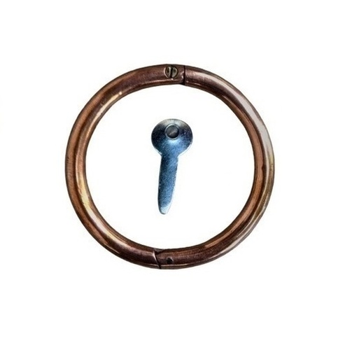 Bull Nose Ring Copper - Color: Brown