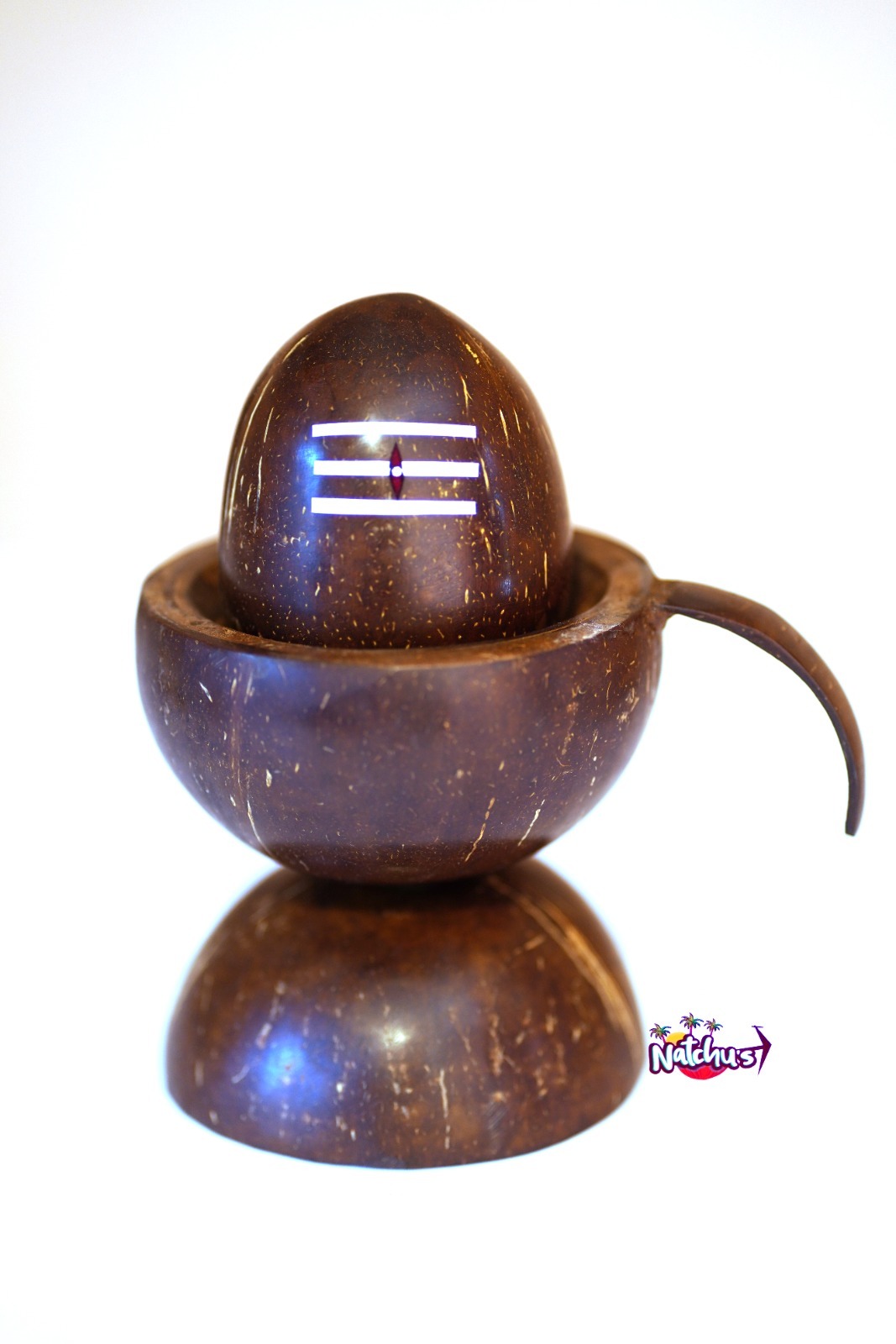 Brown Coconut Shell Idol Show Piece