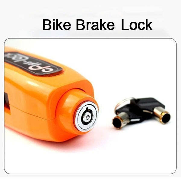 Multi / Assorted Heavy Duty Bike Brake Lock - Locking System By Holding Handle Bar With Brake Lever (1657)