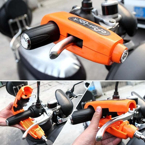 Multi / Assorted Heavy Duty Bike Brake Lock - Locking System By Holding Handle Bar With Brake Lever (1657)