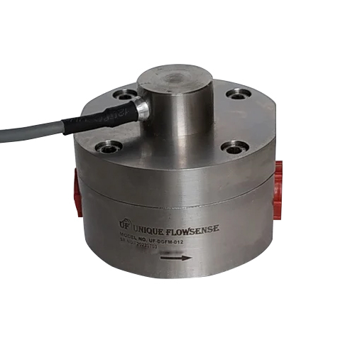 Uf-dgfm-012 Food Oil Flow Meter - Aluminum Material, Available In Different Sizes | High-precision Oval Gear Mechanism, Measures Up To 100 Liters Per Minute