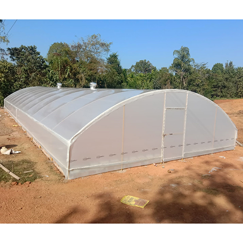 Tunnel Type Polyhouse - Film Cover, Large Size | Plastic Frame For Optimal Growth