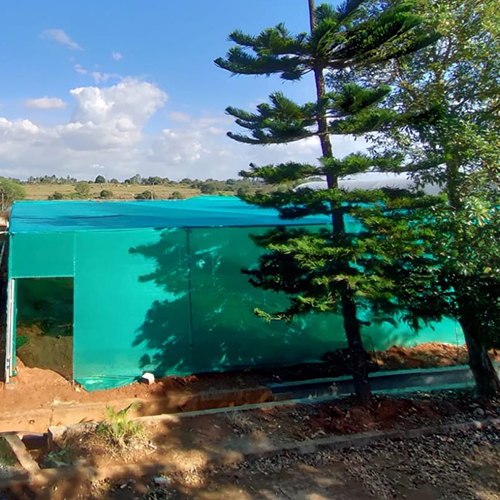 Tunnel Type Polyhouse - Film Cover, Large Size | Plastic Frame For Optimal Growth