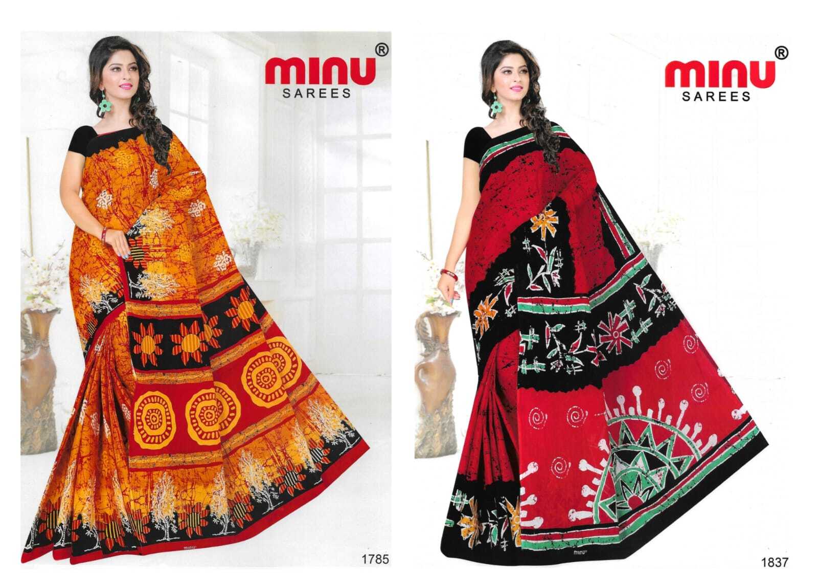 Memsaab Batik Indian Women Saree
