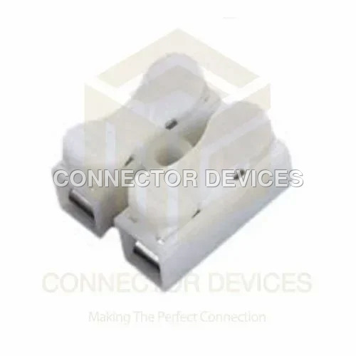 Press Fit Wire Connector - 5 Amp, 2 Way | Pvc Female Connector, Industrial Application, White Color