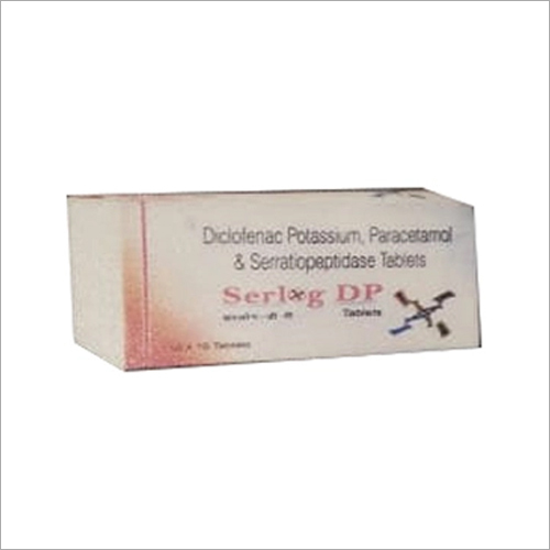 डिक्लोफेनाक पोटेशियम पेरासिटामोल और सेराटियोपेप्टिडेज़ टैबलेट सामान्य दवाएं
