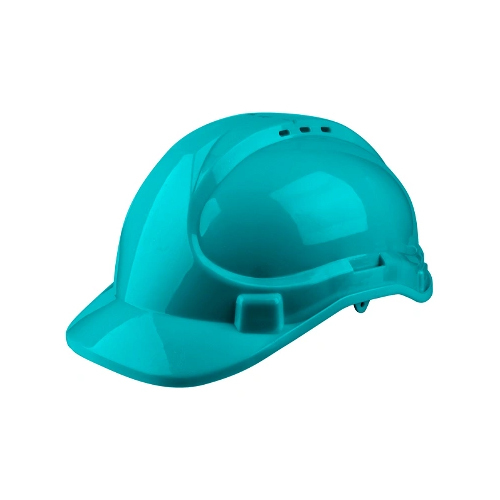Safety Helmet - Plastic, 330 Grams | Green, Waterproof, Unisex, Reusable, Industrial & Commercial Usage, 1 Year Warranty