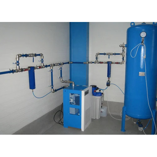 Blue Air Pipe Line