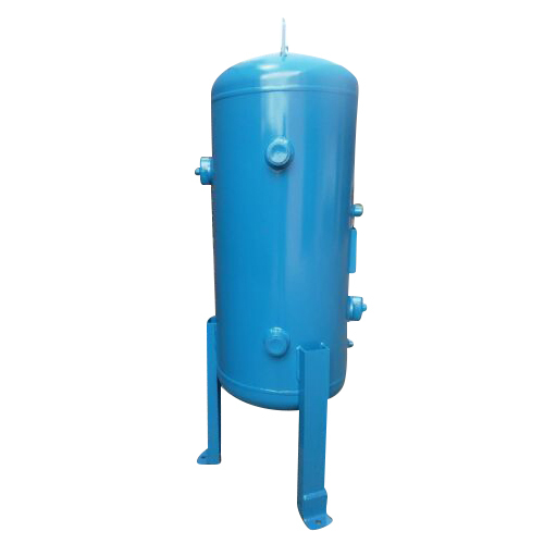Air Receiver Tank - Mild Steel, 220 Voltage - Lubricated, Blue, New Industrial Usage