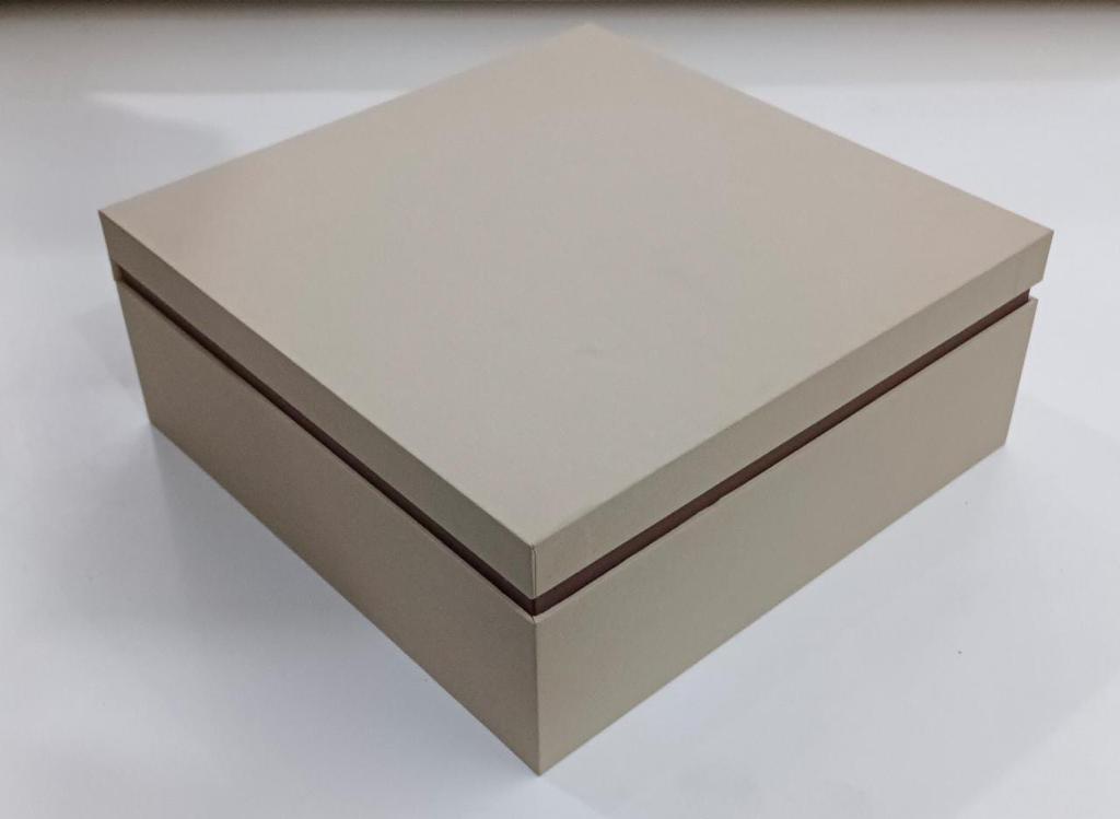 Gift Box - Cardboard, Variable Dimensions, Light Blue | High Resolution Print, Lid Closure, Ideal For Sweets And Small Item Presentation