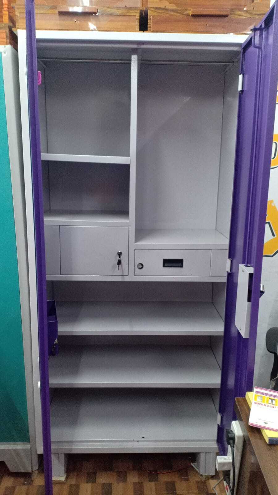 Painted Metal Cupboard