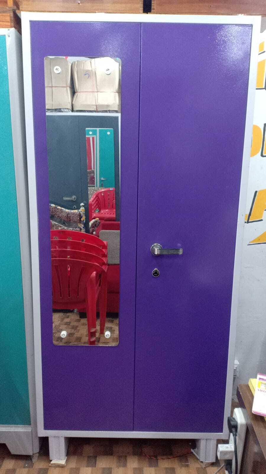 Painted Metal Cupboard