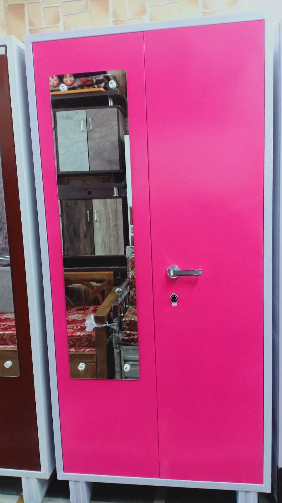 Painted Metal Cupboard