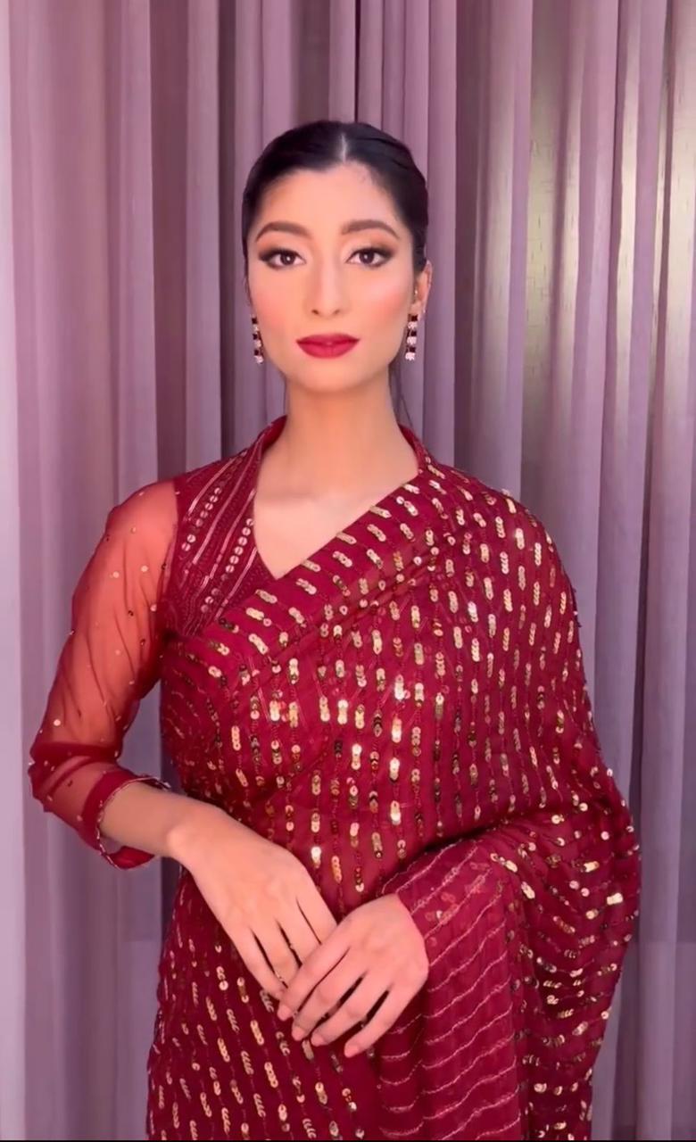 Red Singal Color Saree