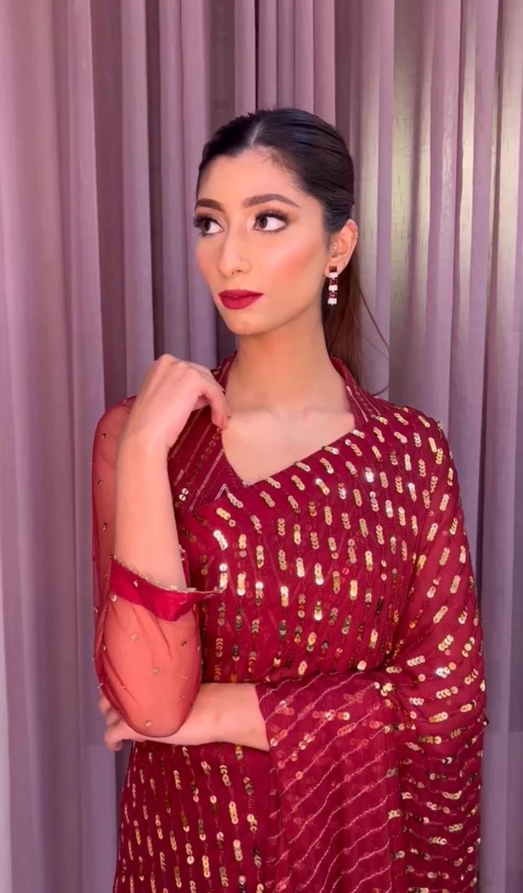 Red Singal Color Saree