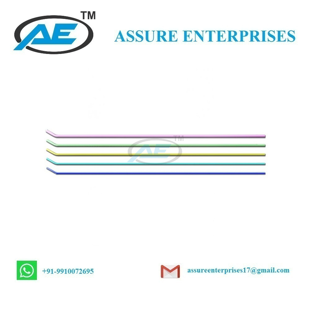 Titanium Elastic Nail - Diameter: 2.0mm-4.5mm, Length: 40cm | Blue, Pink, Golden Colors, High-grade Titanium 6al-4v, Durable Bone Implants