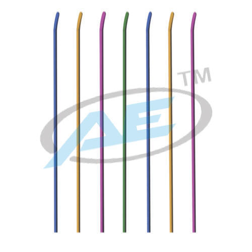 Titanium Elastic Nail - Diameter: 2.0mm-4.5mm, Length: 40cm | Blue, Pink, Golden Colors, High-grade Titanium 6al-4v, Durable Bone Implants