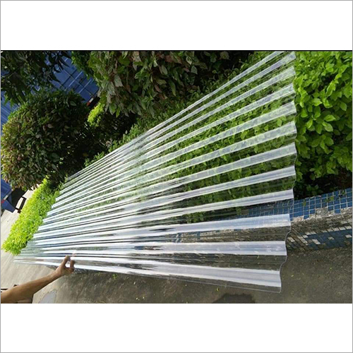 ACC Profile Sheet - Transparent LDPE, 12 Feet Length, 0.3-0.6 Millimeter Thickness | Energy-Conserving Light Transmission for Industrial Shade