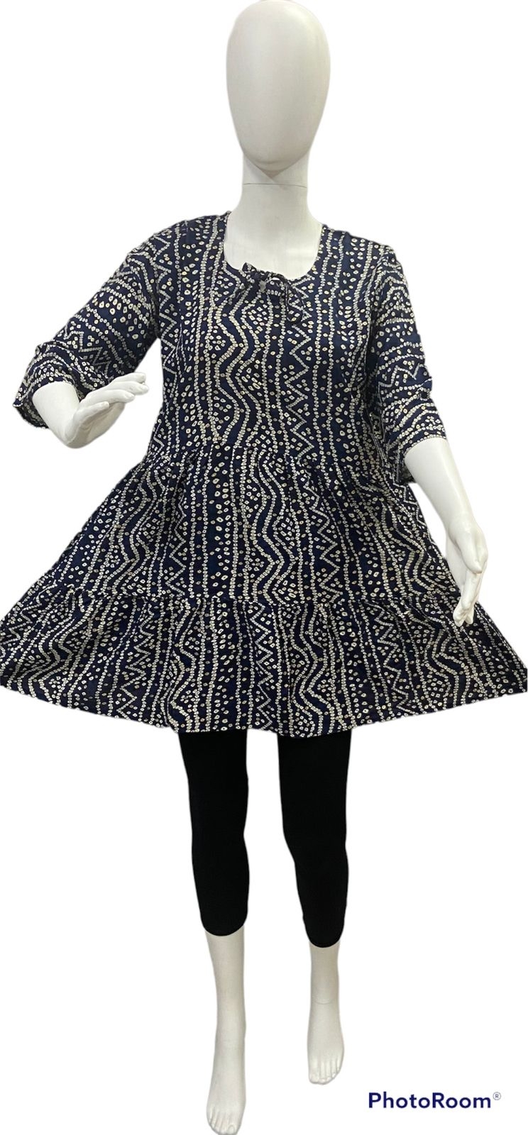 Capsule Print Kurti - Rayon, Size M To Xxl, Mixed Color | Full Sleeves, Trendy Ethnic Design, Embroidered Pattern, Breathable, Washable