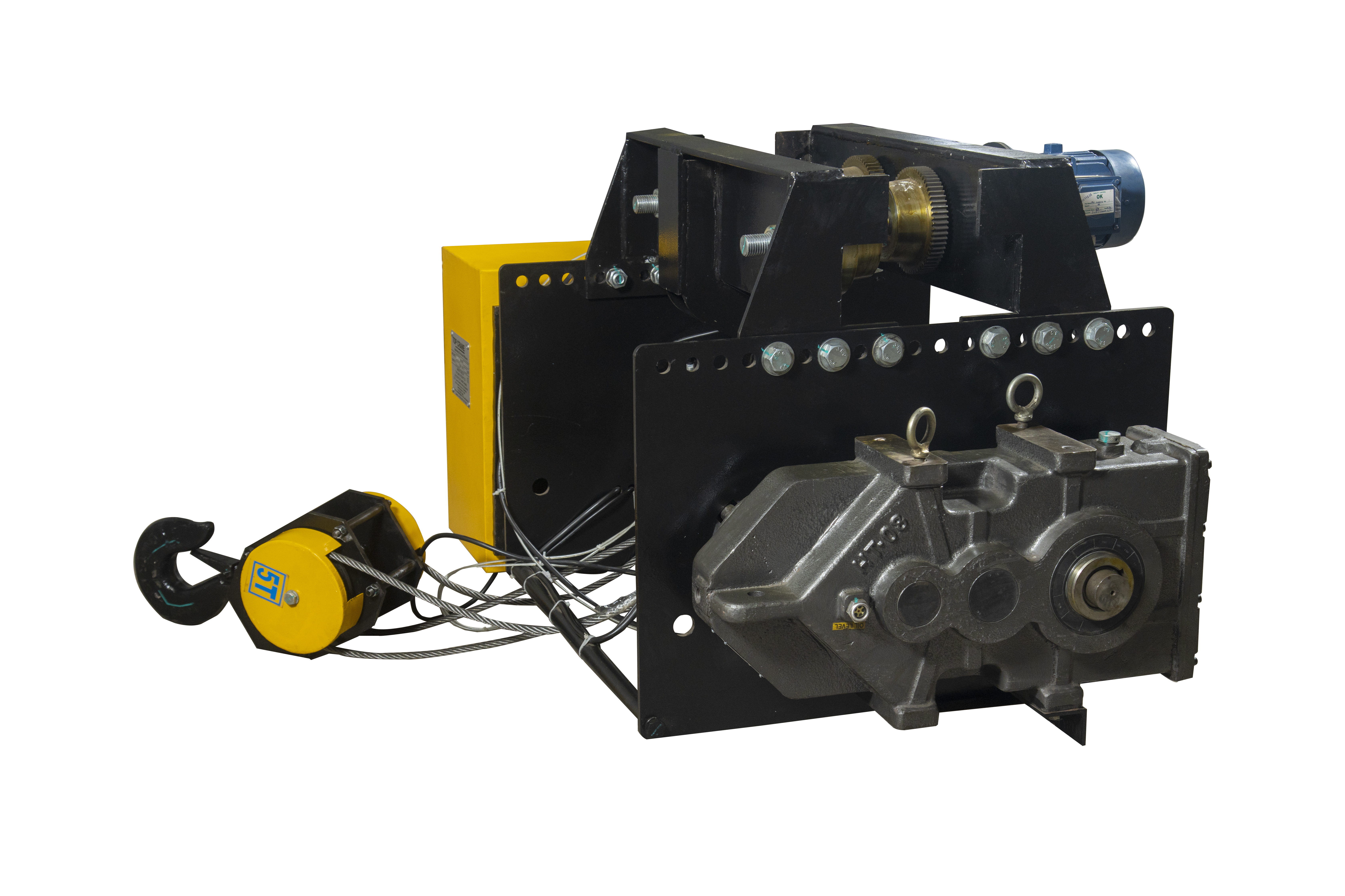 Electric Wire Rope Hoist Capacity 1 Ton With 10 Meter Lifting Height