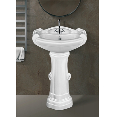 Pedestal Big Sterling Set - Color: White