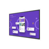 ब्लैक 75 इंच बेंचमार्क इंटरएक्टिव फ्लैट पैनल