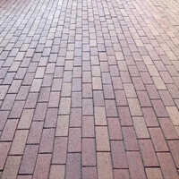 Brown Rectangular Glossy Paver Block