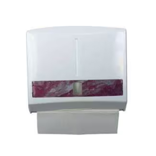 व्हाइट एम फोल्ड पेपर टॉवल डिस्पेंसर