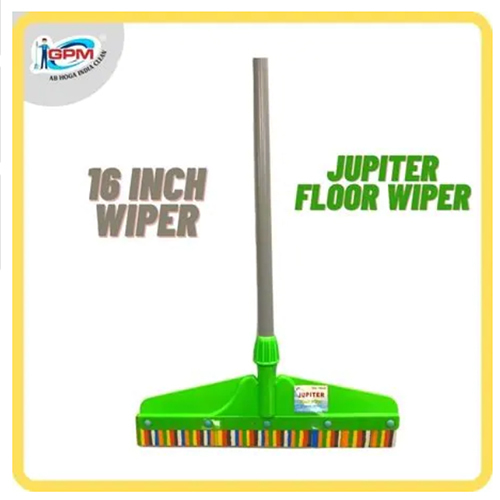 ग्रीन जुपिटर फ्लोर वाइपर 16 इंच 3 फीट हैंडल के साथ
