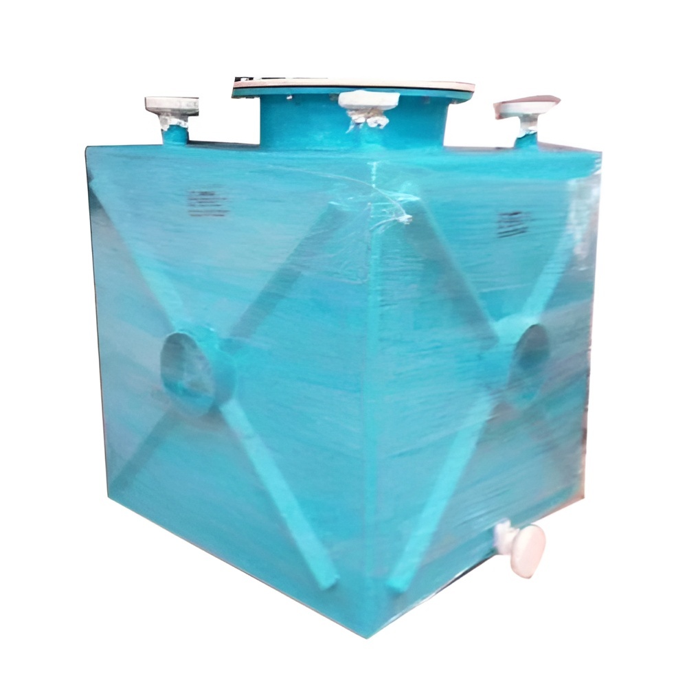 PP and FRP Chemical Storage Tank - PP and FRP Material, Various Sizes Available, Blue Color | Corrosion and Rust Resistant, Industrial Usage