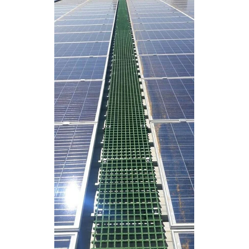 Frp Grating For Solar Panel Roof Application: Industrial