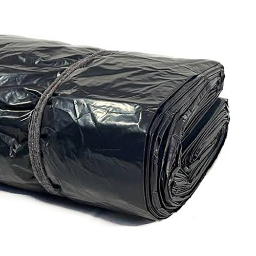 Black LDPE Tarpaulin - Double Layer, Various Sizes Available, Light-Blocking Black | Heavy-Duty, Puncture-Resistant, Water-Resistant Material