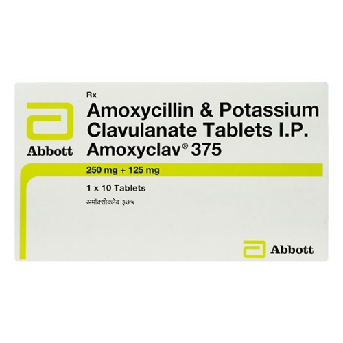 Amoxycillin And Potassium Clavulanate Tablets - 625mg | Antibiotic Treatment For Bacterial Infections, Suitable For Adults And Children, Take With Food To Minimize Stomach Upset