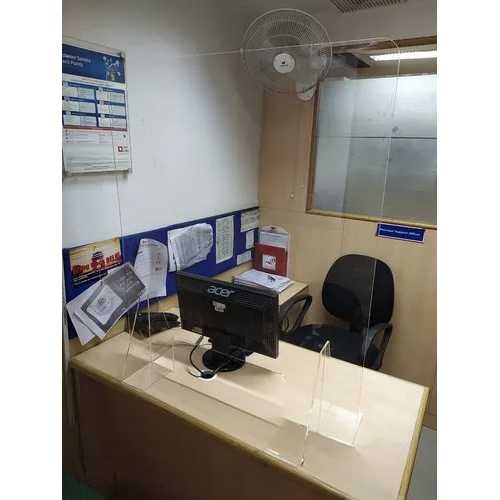 पोर्टेबल ऐक्रेलिक काउंटर शील्ड उपयोग: सुरक्षा