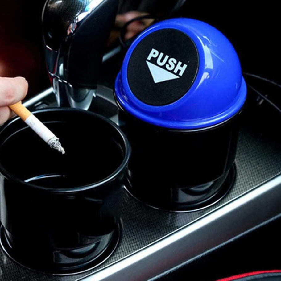 Multi / Assorted Mini Car Trash Bin Can Holder Dustbin (1738)