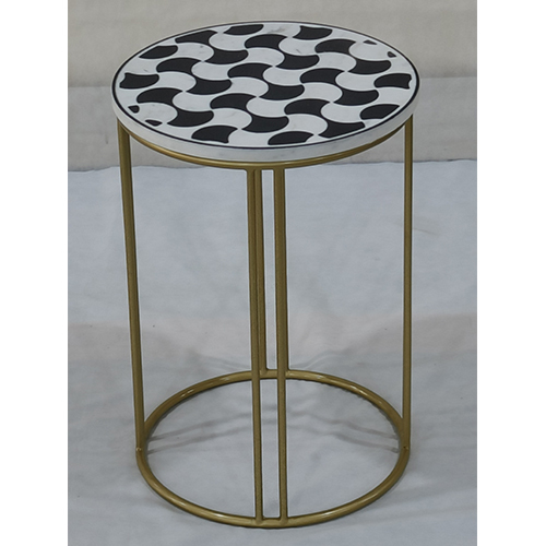 D36 Marble Top Side Table