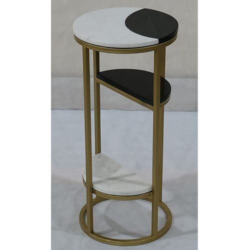D30 Marble Top Side Table