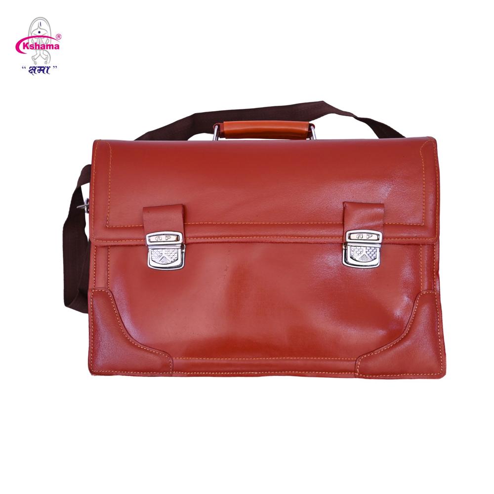 Visit Bag Leather I Easy To Caring Medicine (1 Pcs) - Color: Brown