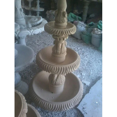 Decorative Sandstone Water Fountain - Material: Stone