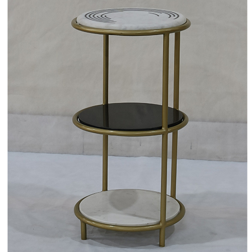 D33 Marble Top Side Table