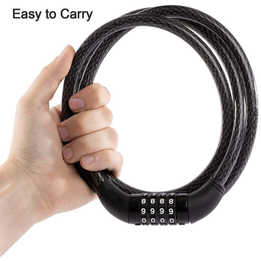 Black Combination Multipurpose Number Lock Cycle Lock And Multiuse Lock 4 Digit (1519)