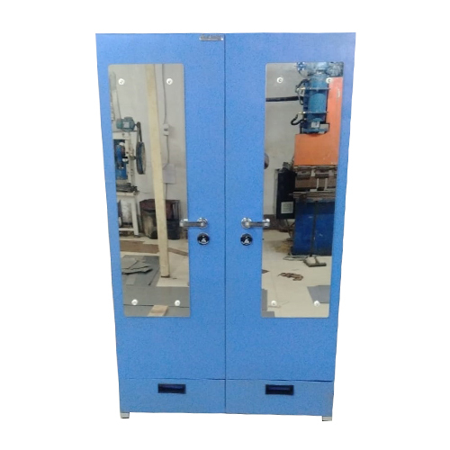 दराज के साथ स्टेनस्टील 2 डोर अलमारी