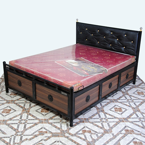 Designer Hydraulic Storage Bed Indoor Furniture