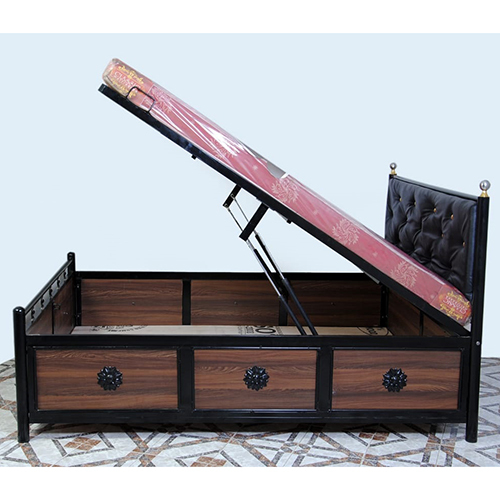 Designer Hydraulic Storage Bed Indoor Furniture