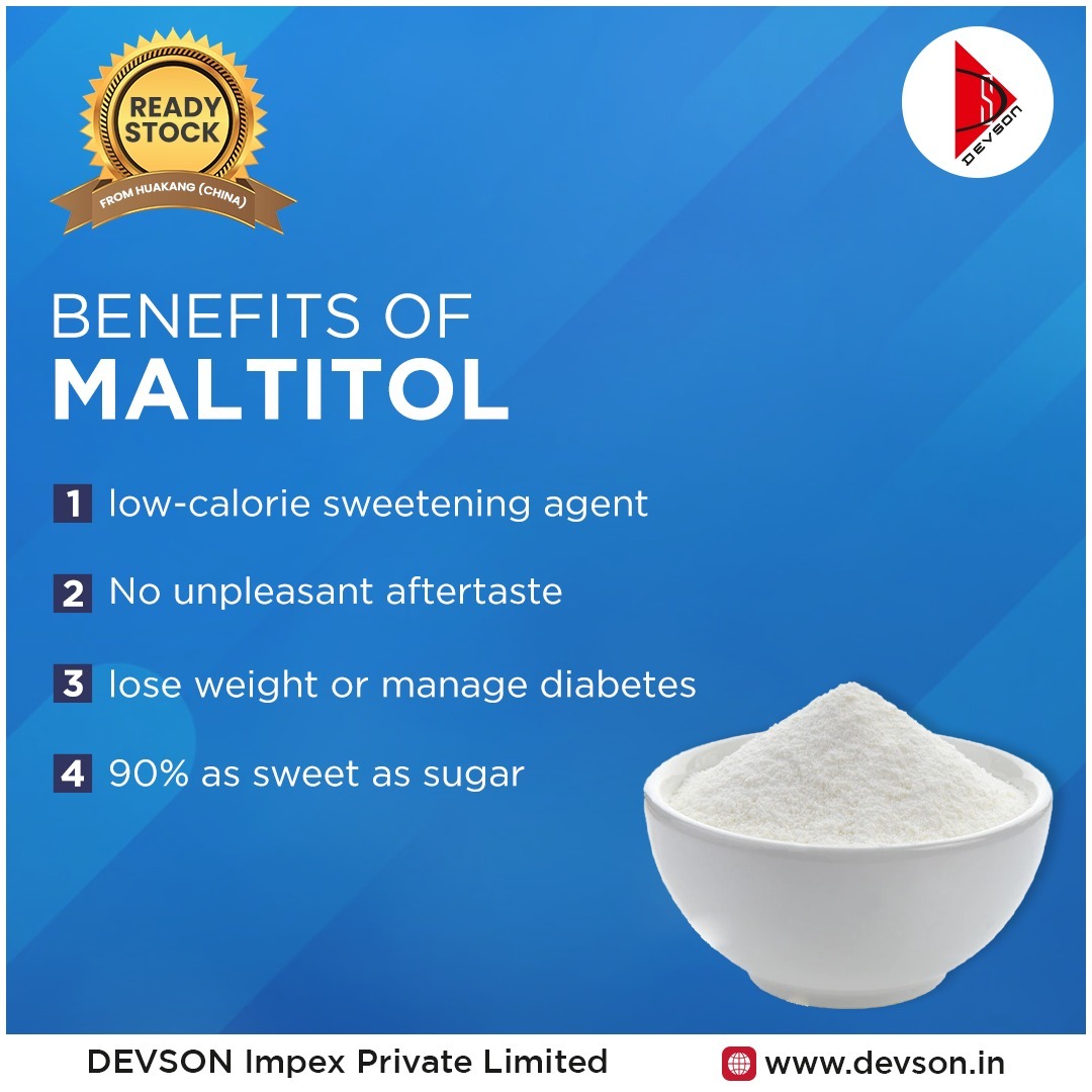 Maltitol Powder - Food Grade, 25 Kgs Paper Bag | White Color, Low-caloric Sweetener For Pharmaceutical And Nutraceutical Use
