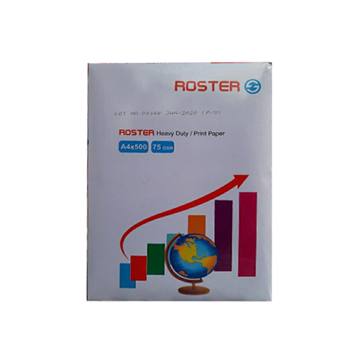 Roster Copier Paper - Size: Customized