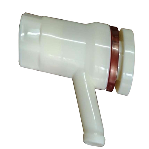 White 15 Mm Push Cock